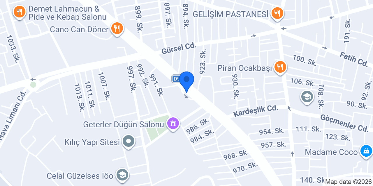 Petrol Ofisi konumu