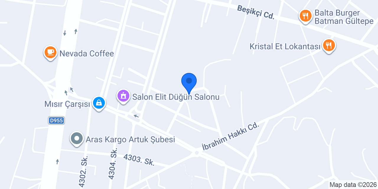 Yayla Grup Mobilya konumu