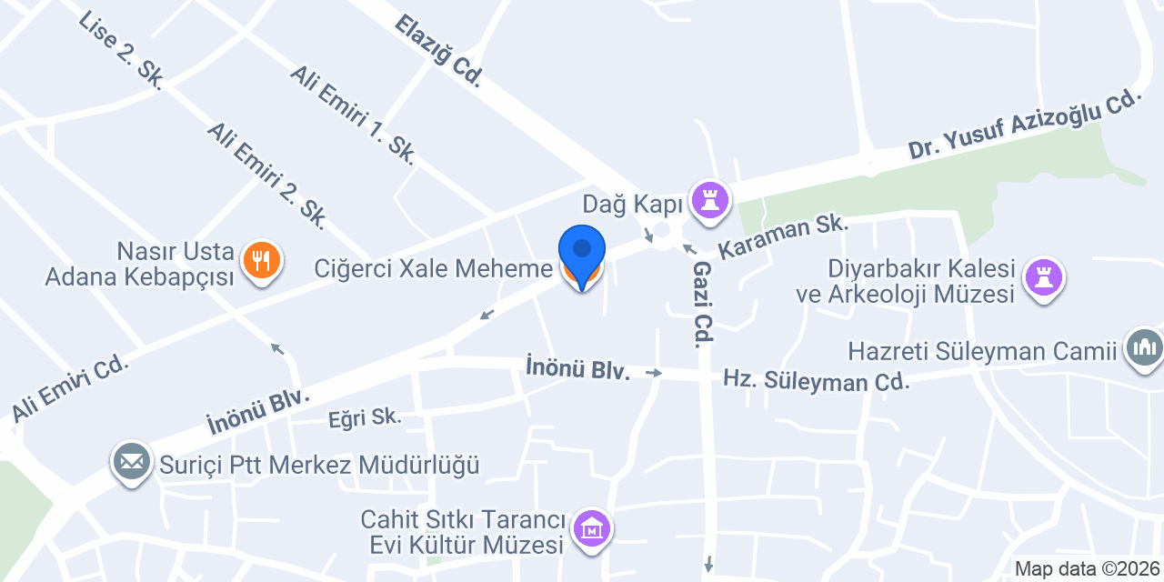 Ciğerci Xale Meheme konumu