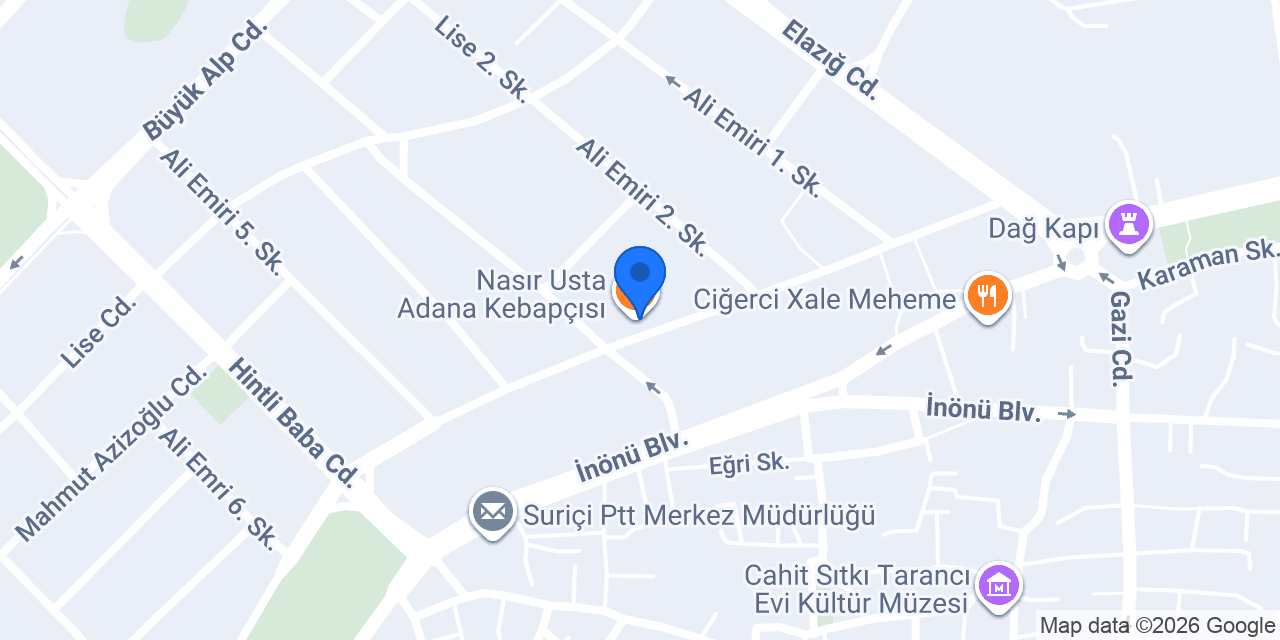Ali Emiri Ortaokulu konumu