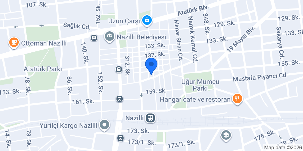 Sezer AVM ÇARŞI ŞUBESİ konumu