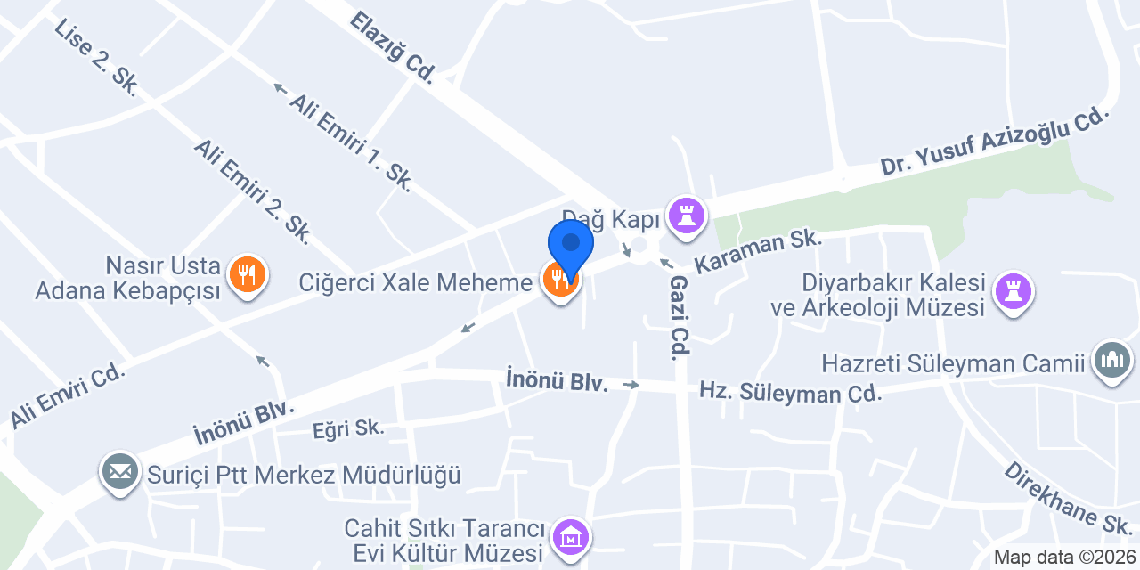 Dagkapi Arslan Taksi konumu