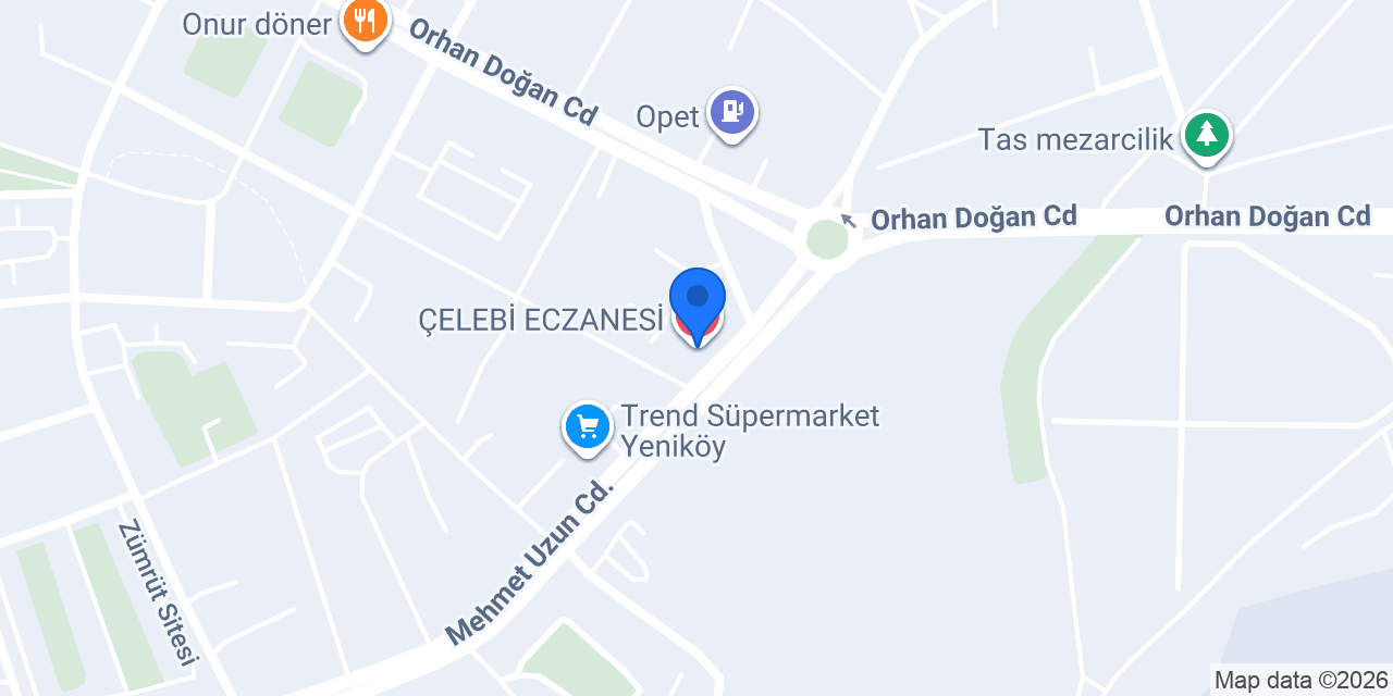 ÇELEBİ ECZANESİ konumu