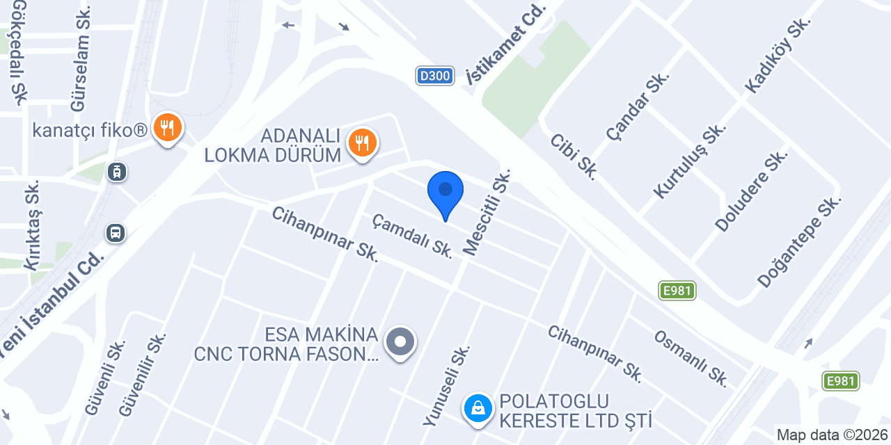 Bahattin Ayhan Mobilya konumu