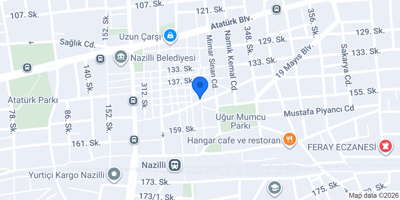 DenizBank Nazilli Şubesi konumu