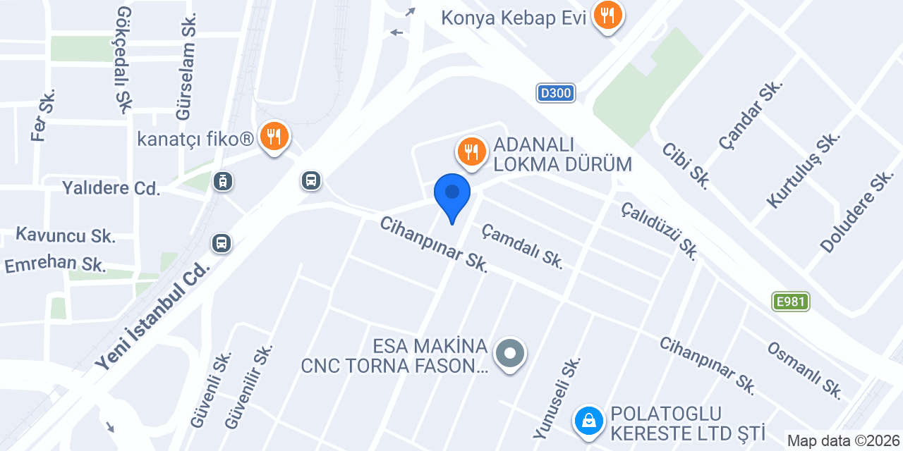 GEZEN OFİS MOBİLYALARI-KONYA konumu