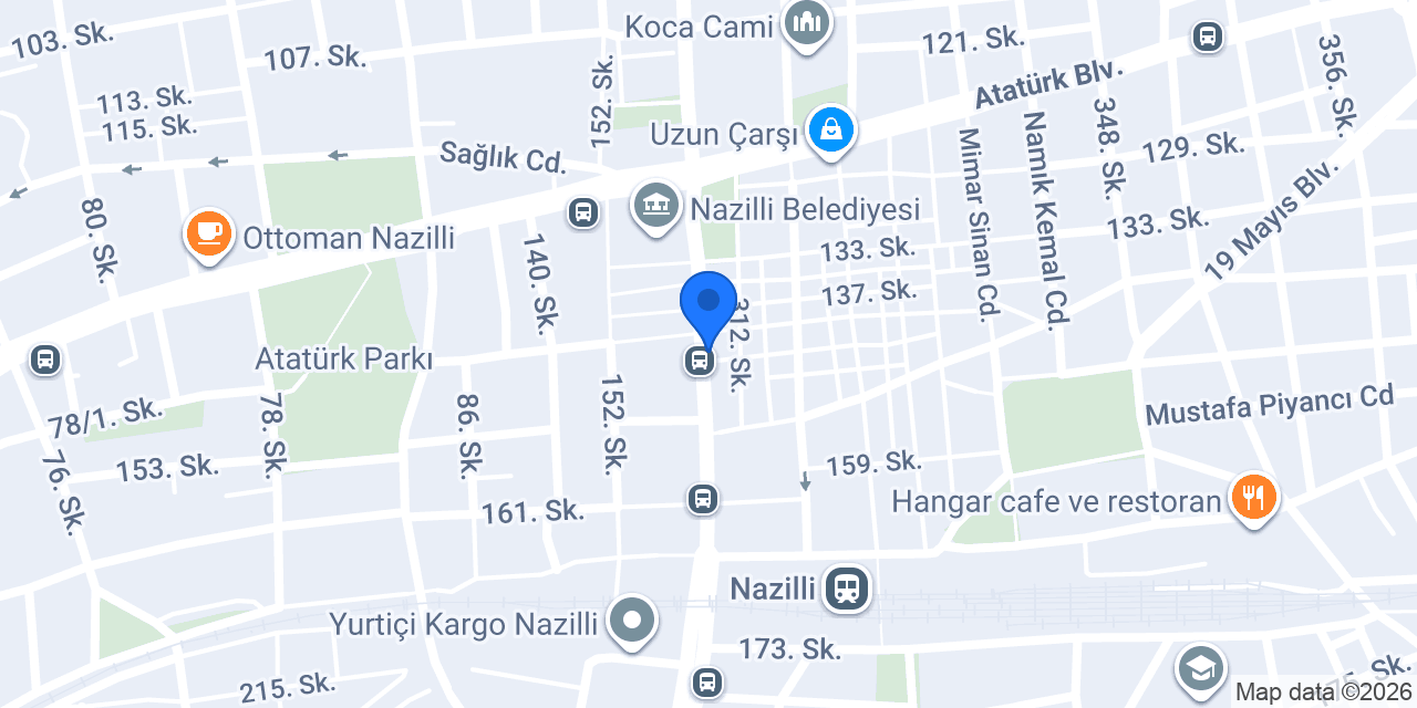 VakıfBank Nazilli Şubesi konumu