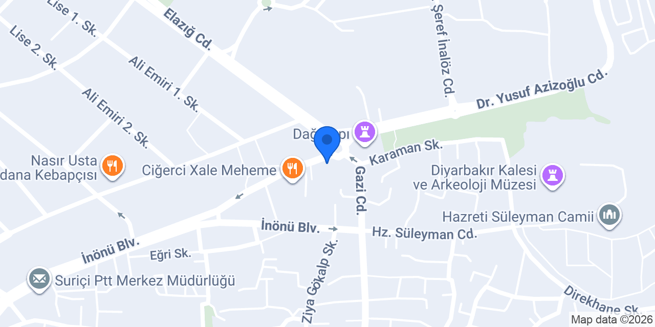 Dağkapı Ciğercisi Hüseyinin Yeri konumu