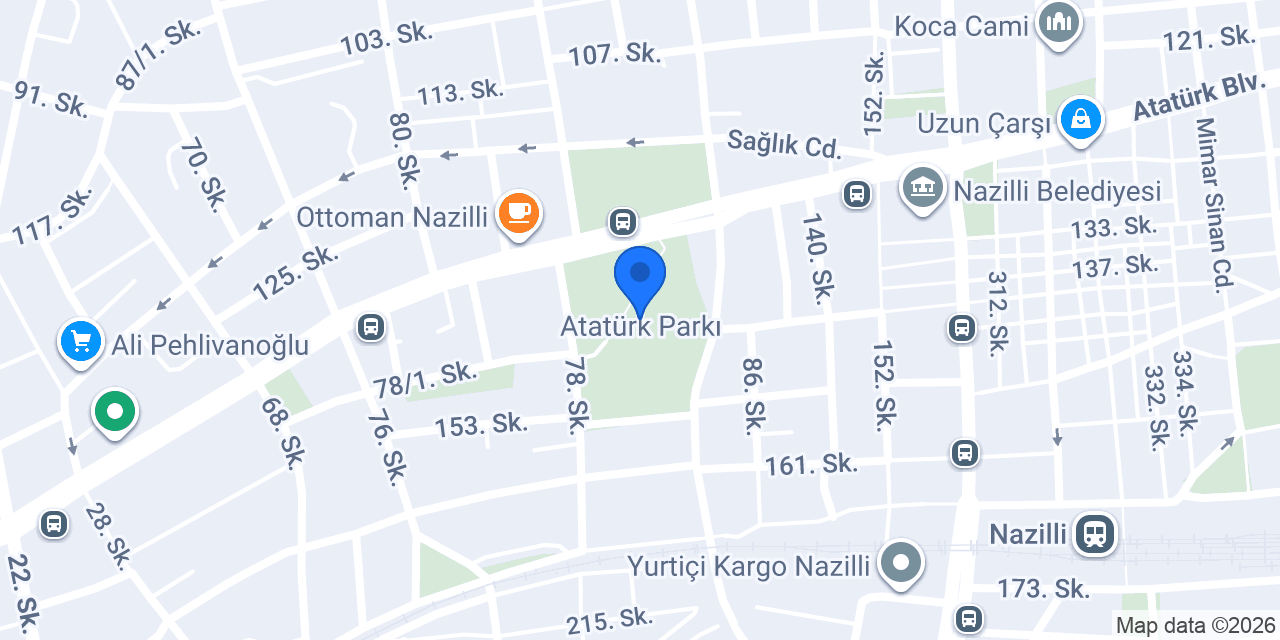 Atatürk Parkı konumu