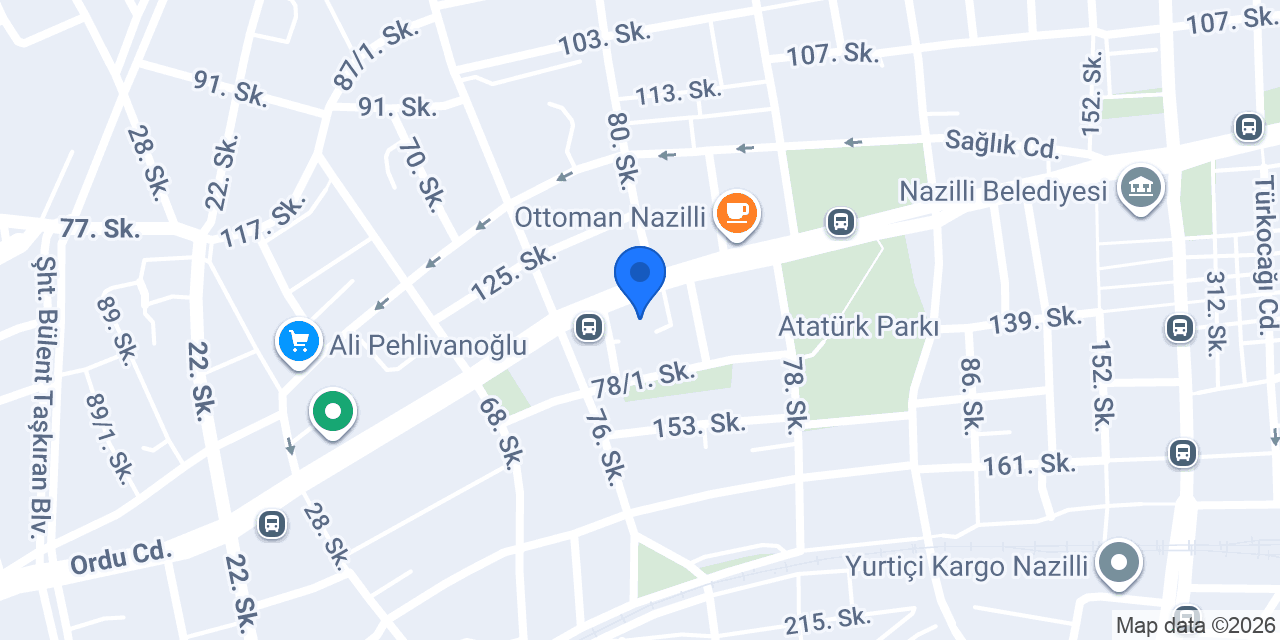 Pizza Laps Nazilli konumu