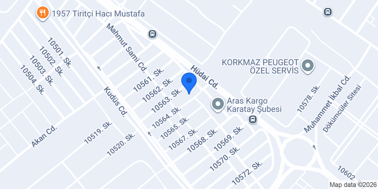 Hasmavi Traktör (Hars Traktör Konya Bayii) konumu