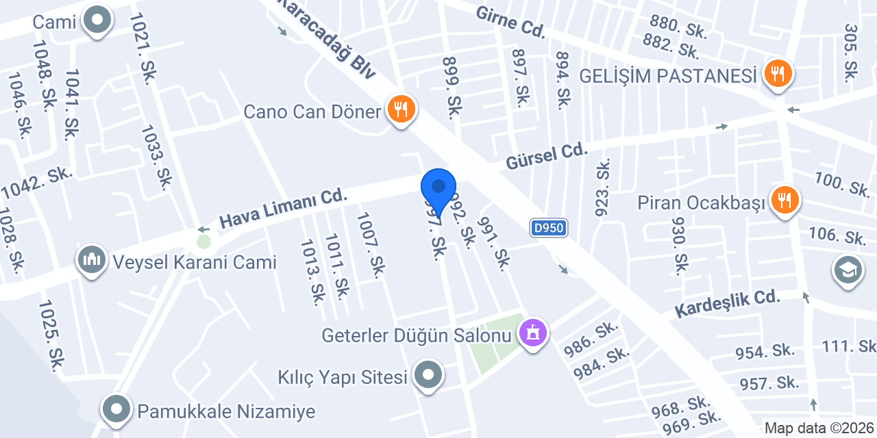 Çağdaş Yapı konumu