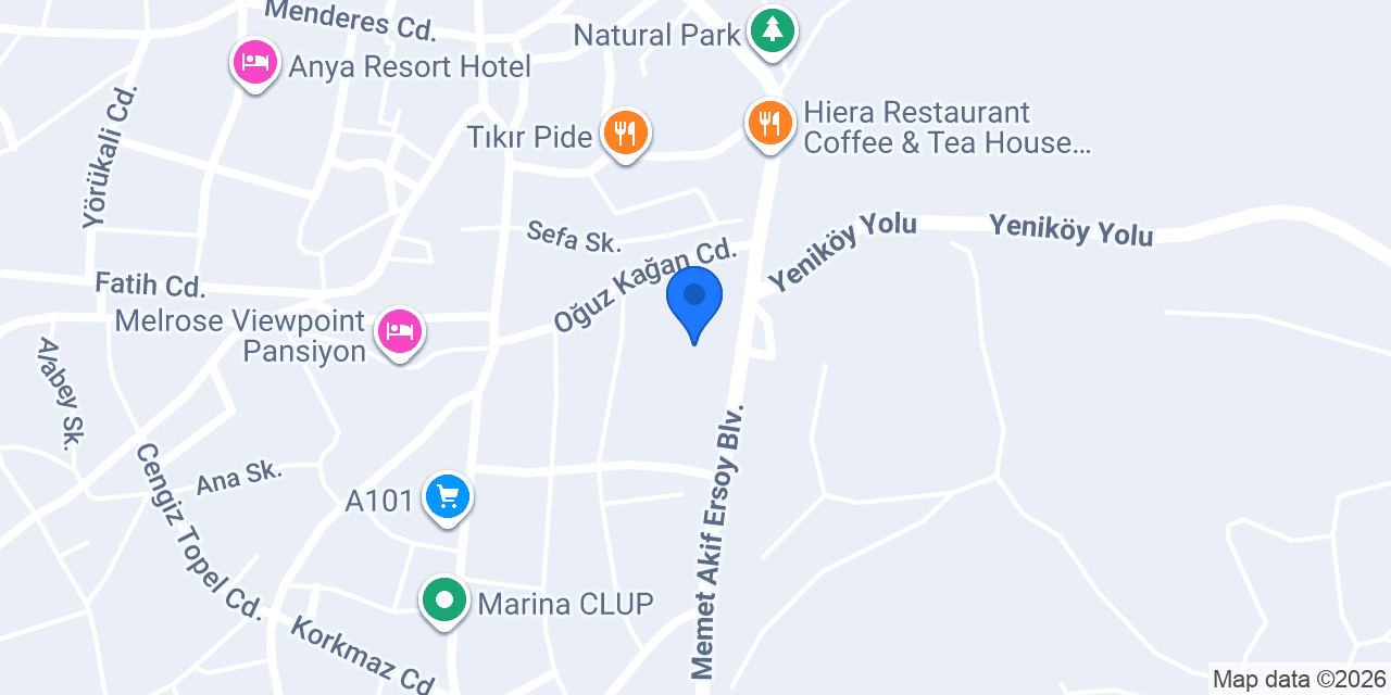 Uyum Hotel konumu