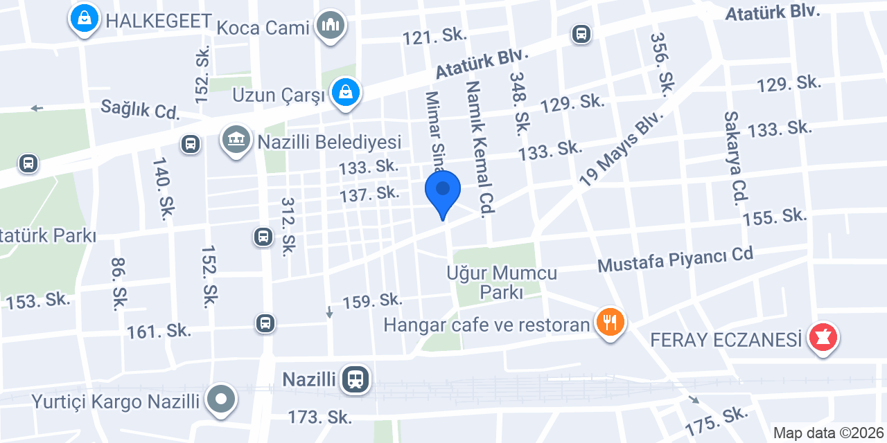 Garanti BBVA Nazilli Şubesi konumu