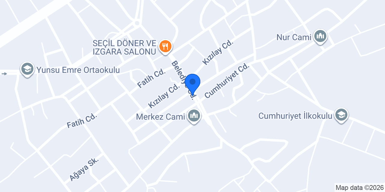 Ekinci Tekstil konumu