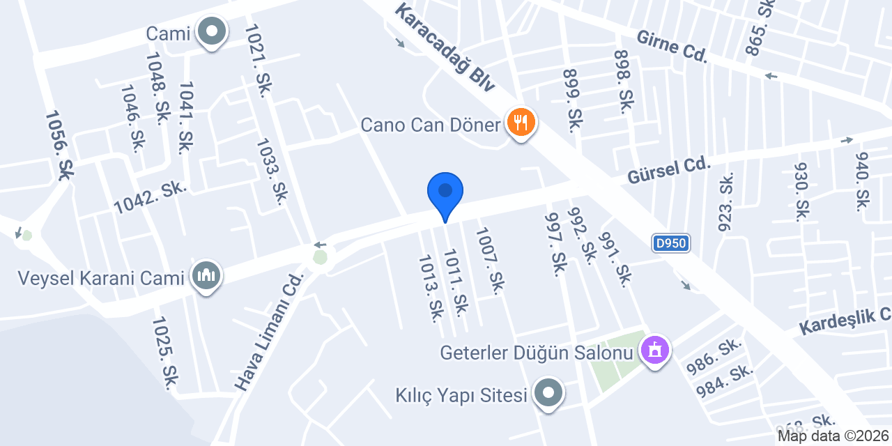 Mir Hatay Döner konumu