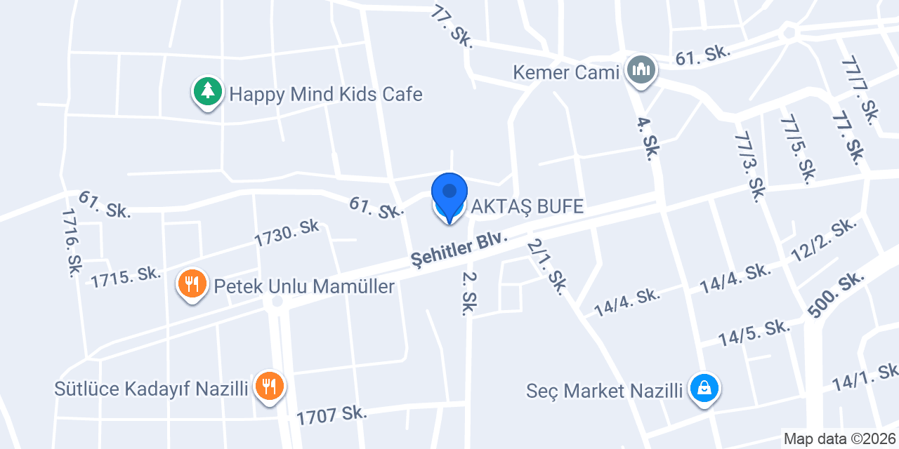 AKTAŞ BUFE konumu
