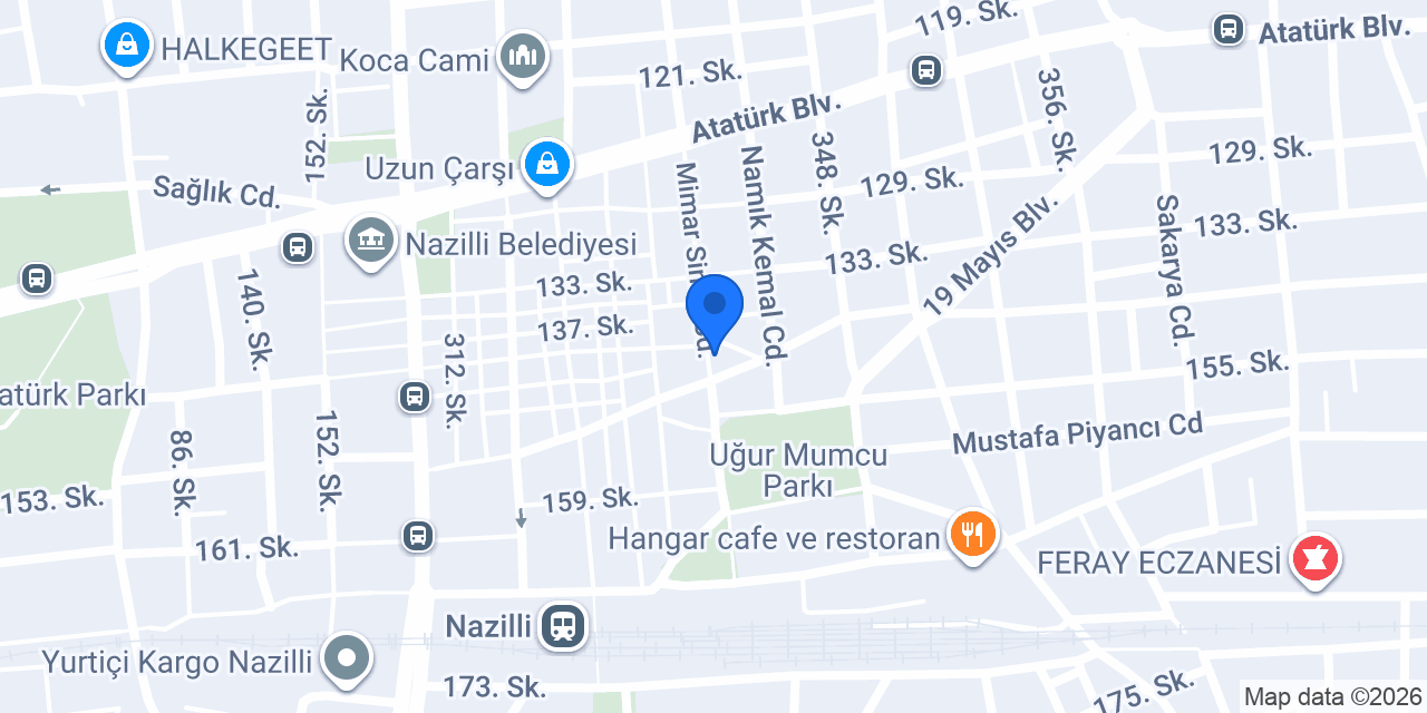 ÖZ NAZİLLİ TARIM SAN TİC. LTD .ŞTİ. konumu