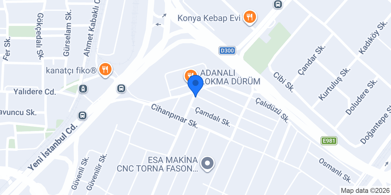 Hünkar - Konya Büro Mobilyaları konumu