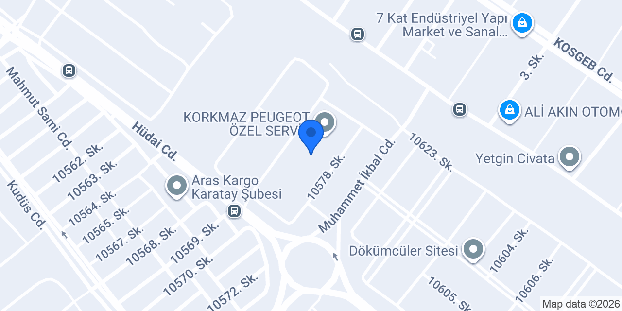 KARADAŞ OTOMOTİV konumu