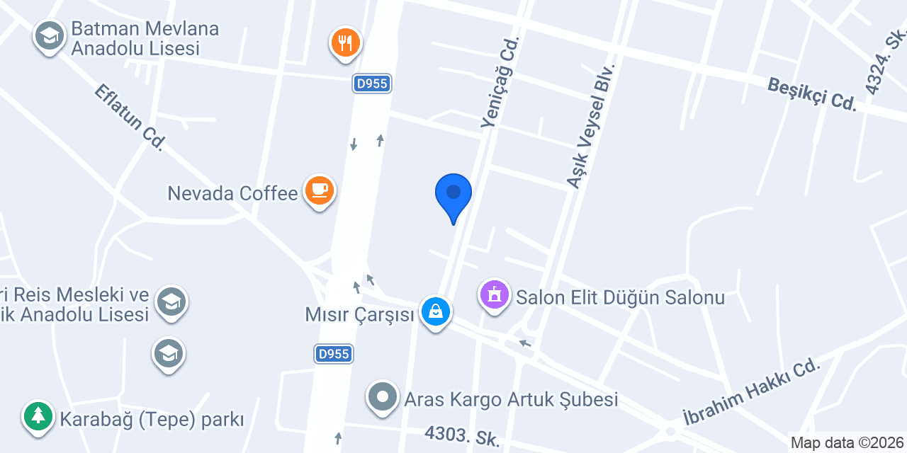 BATMAN TESİSAT konumu