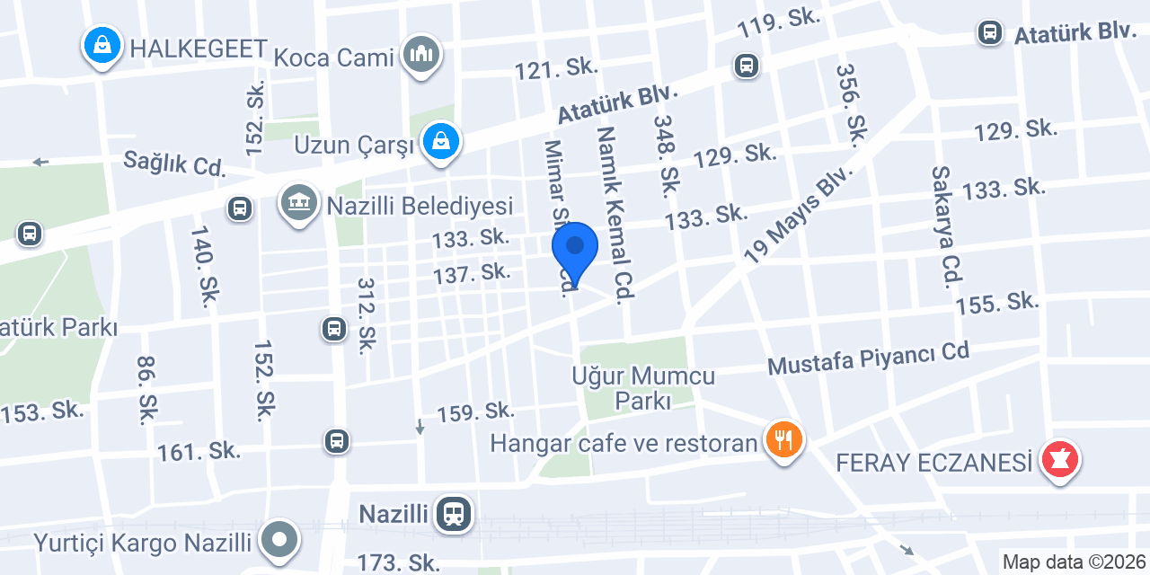 Nazilli Çilingir konumu