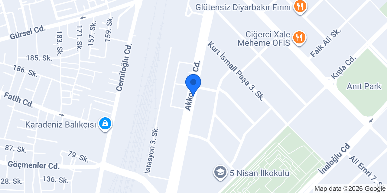 Ayhan Durağı konumu