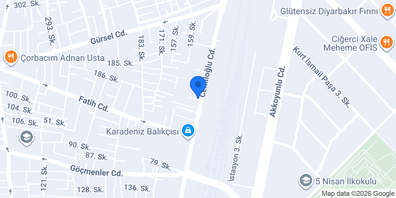 Halı Saha konumu