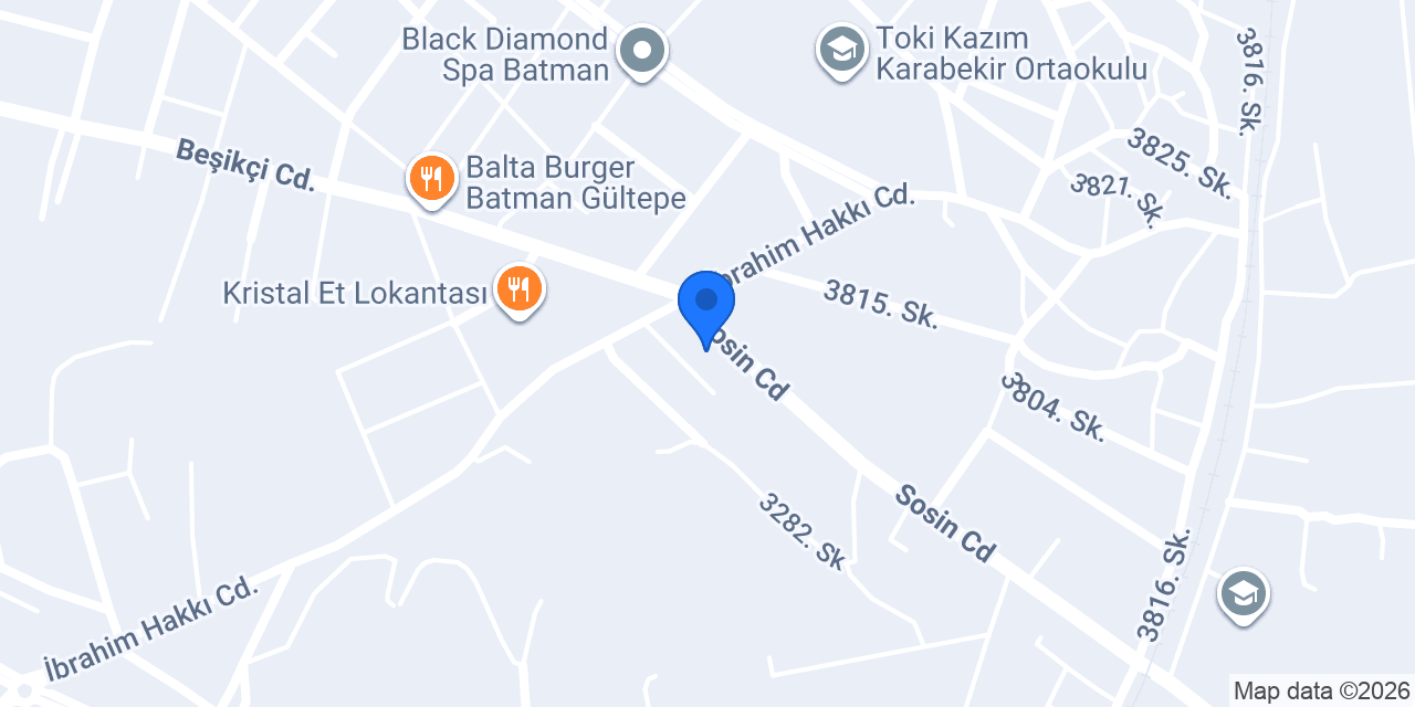 Batman Parti Evi Store konumu