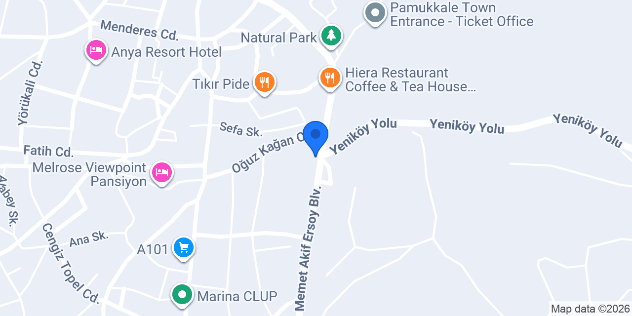 Özbay Hotel konumu
