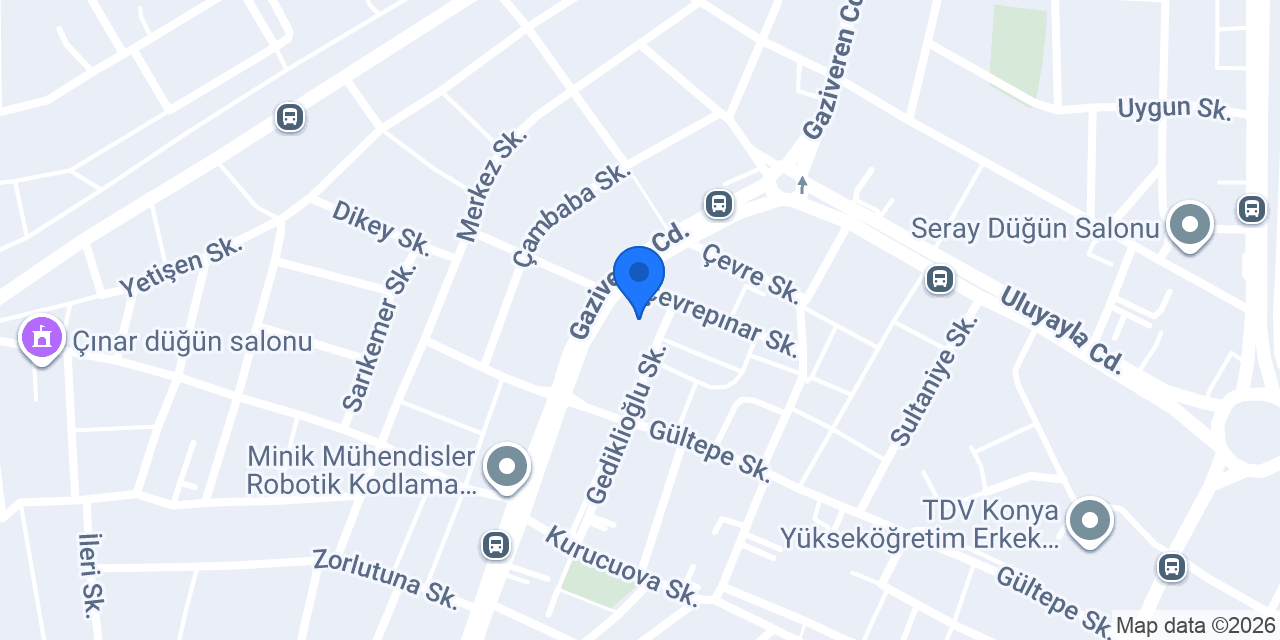 Merve Çerşil Eczanesi konumu