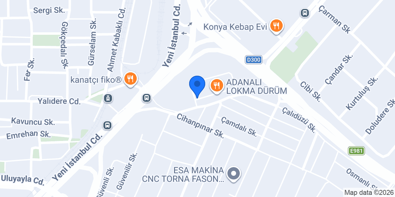 YILMAZ GÖÇÜK CRAFT konumu