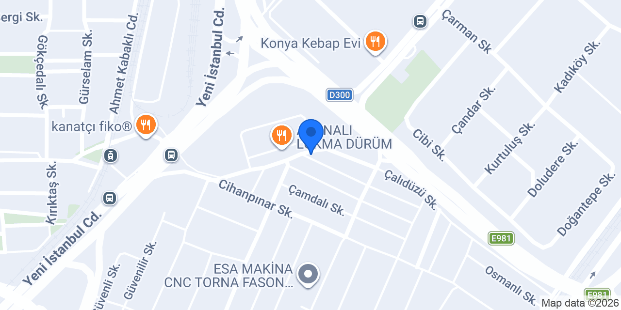 Döşesan Malzemecilik konumu