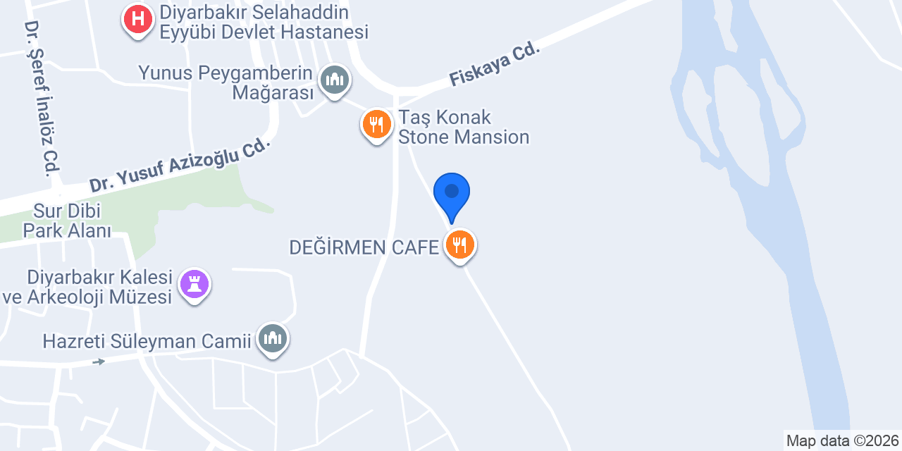 Diyarbakır Hanımeli Cafe21 konumu