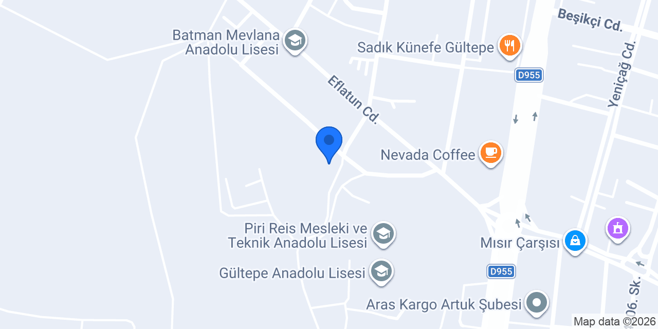 Batman Rehberlik ve Araştırma Merkezi konumu