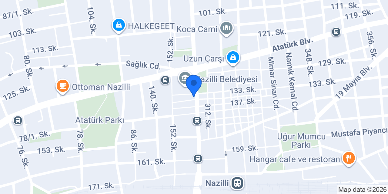 Nazilli Hacıbey Baklavaları konumu