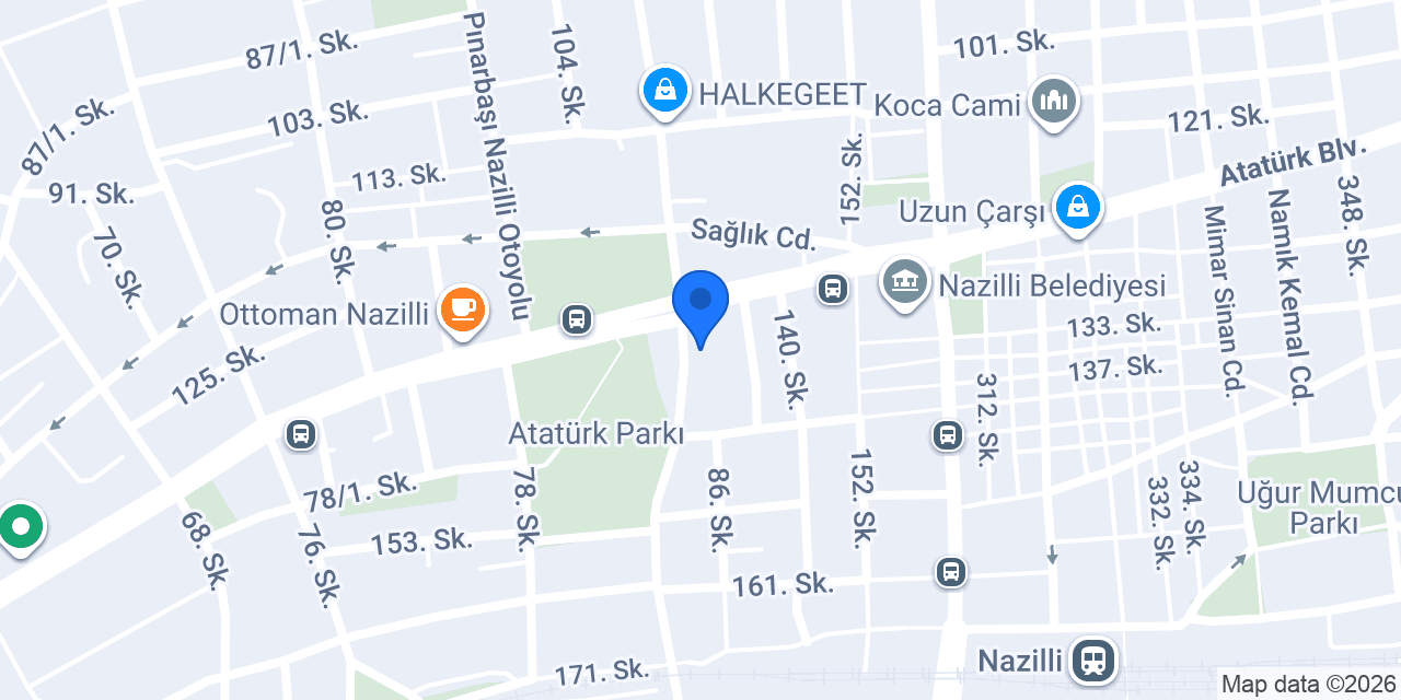 UYANIK RENT A CAR konumu