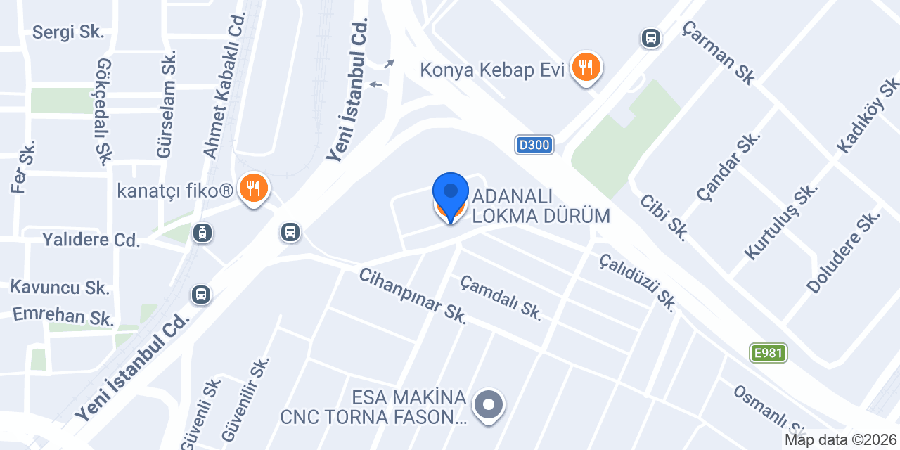 ADANALI LOKMA DÜRÜM konumu
