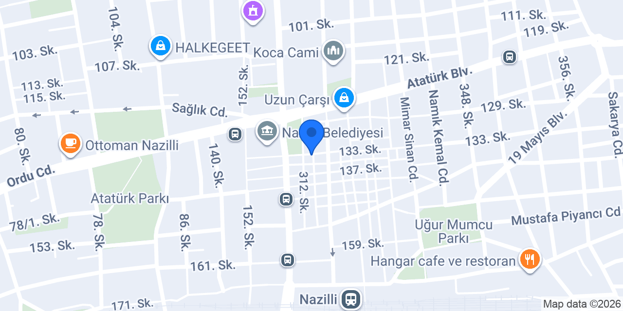 Helvacı Ali Nazilli konumu