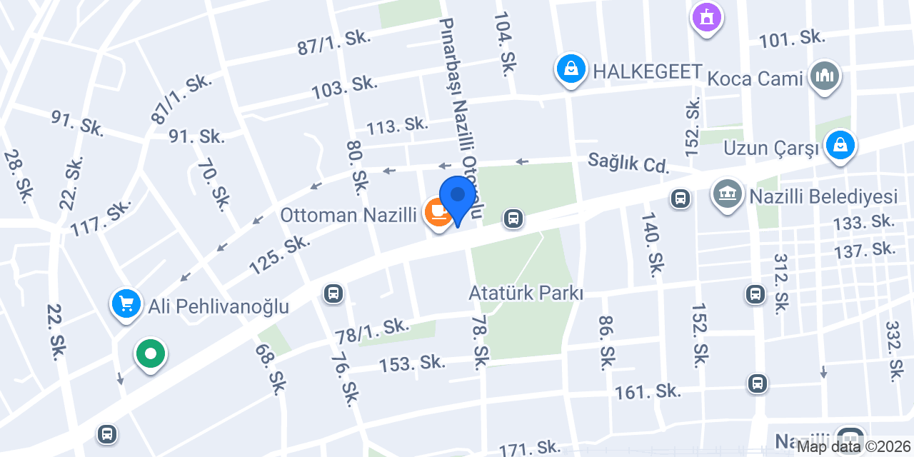 Nazilli Çiçekse konumu