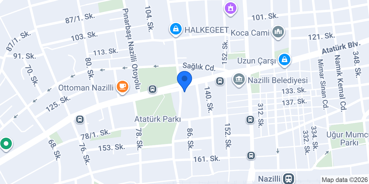 NAZİLLİ EMLAK konumu