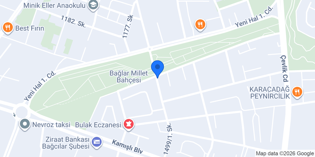 Yeşil Derik Kasap Şarküteri konumu