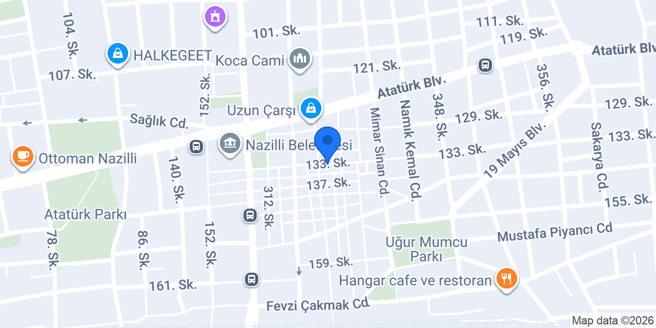 Büşra Bebe Nazilli konumu