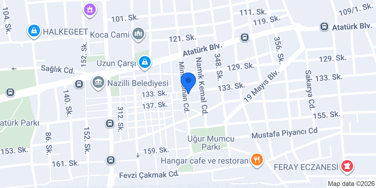 Ödemiş Köftecisi Nazilli konumu