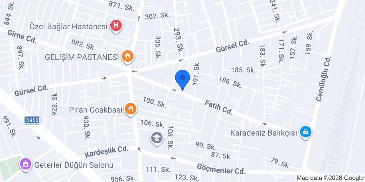 HAZRO KASABI BAĞLAR DÖRTYOL ŞUBESİ konumu