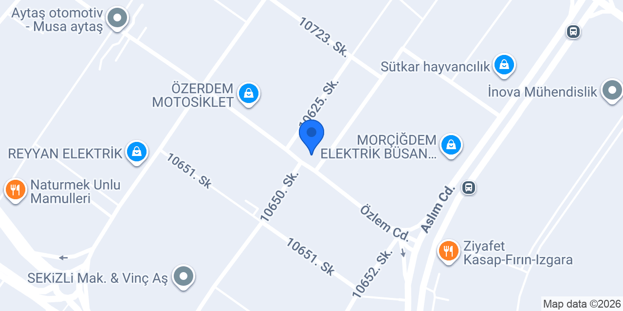YUKE Lastik / Konya Depo konumu
