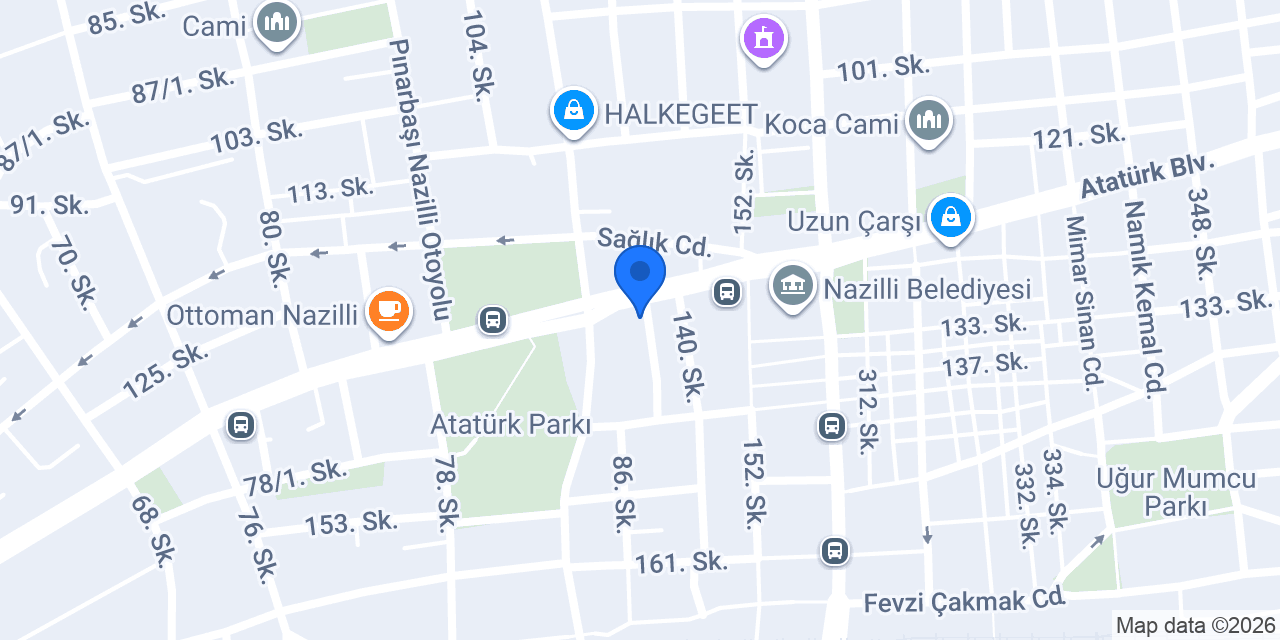 Milklaç Nazilli konumu