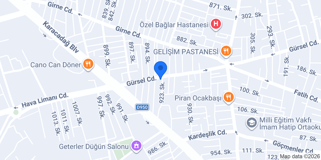 Tutkun Mobilya konumu