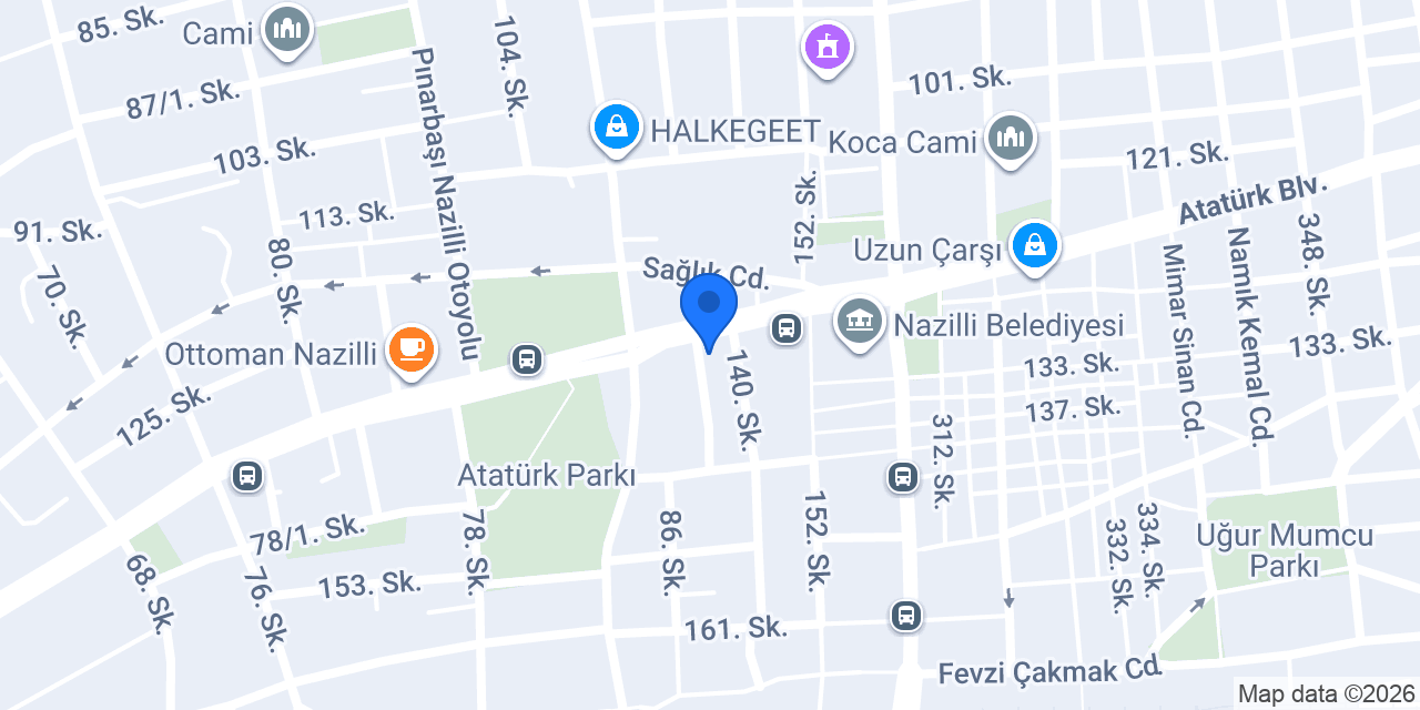 Nazilli Bilgİ Dağıtım konumu