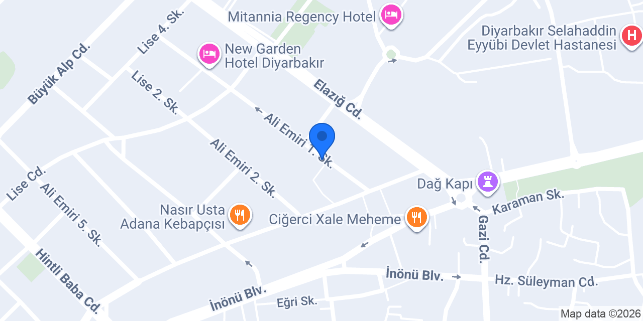 ÇİÇEK SARAYI konumu